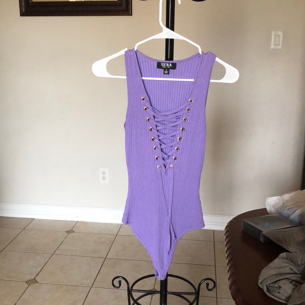 lavender bodysuit